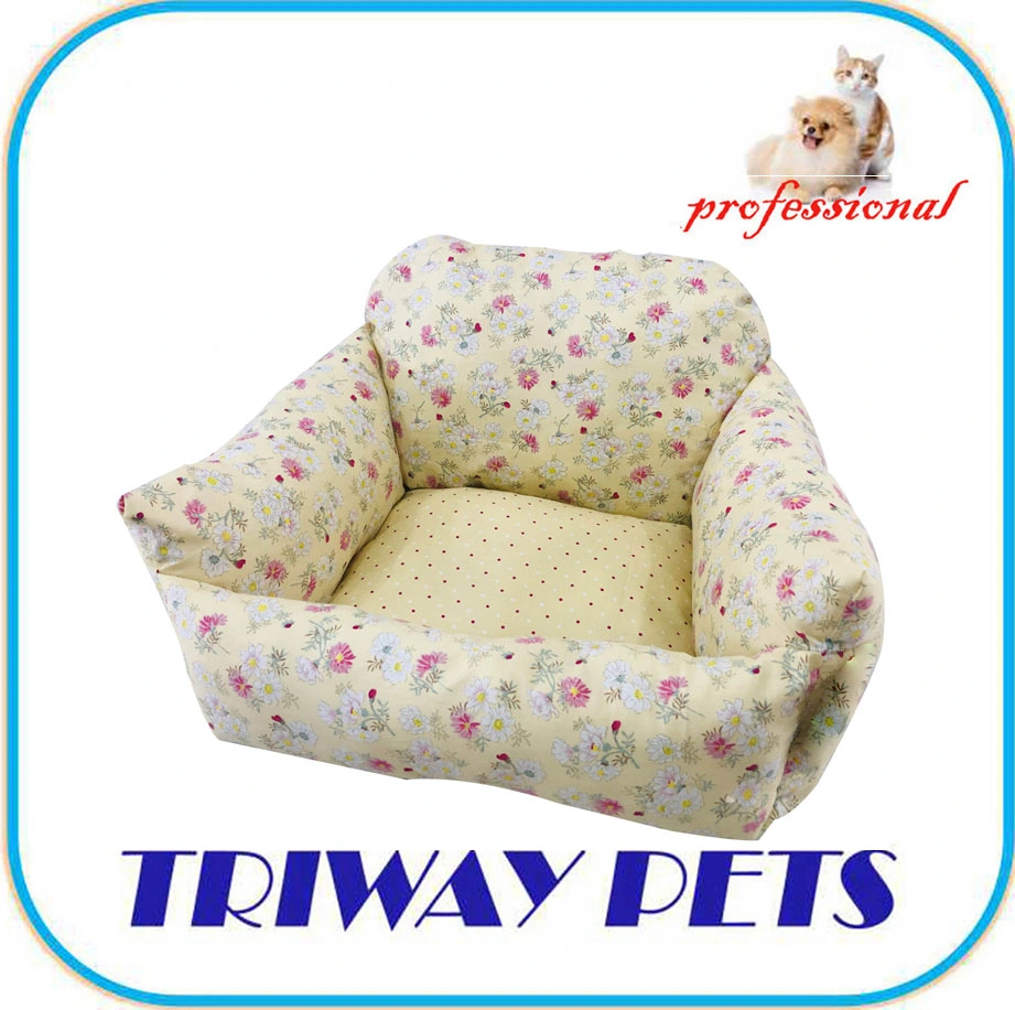 New Designed Printed Cotton Dog Pet Sofa